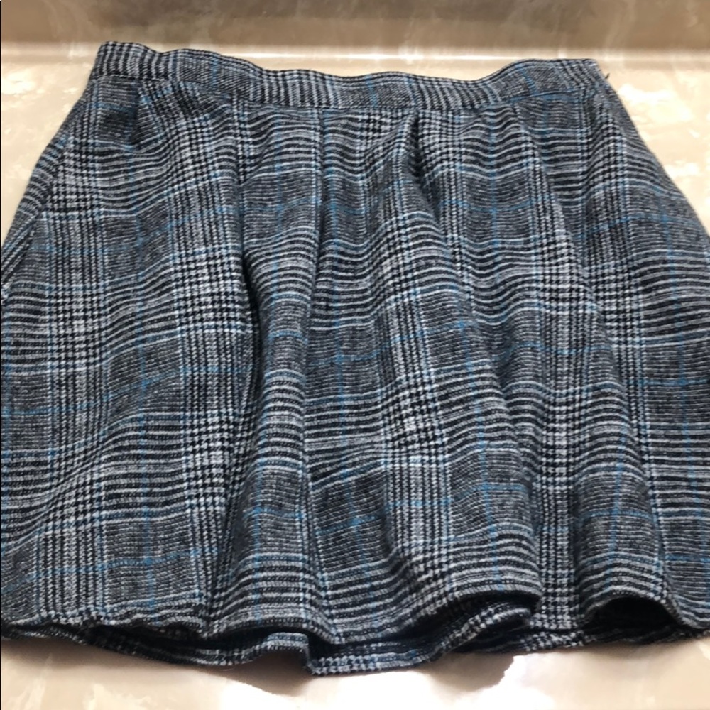 ModCloth L Brisk-taker Plaid Mini Skirt - …